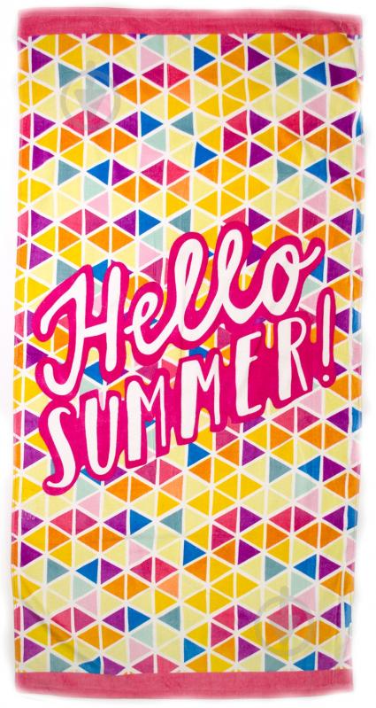 Полотенце Summer мозаика 75x150 см разноцветный - фото 1