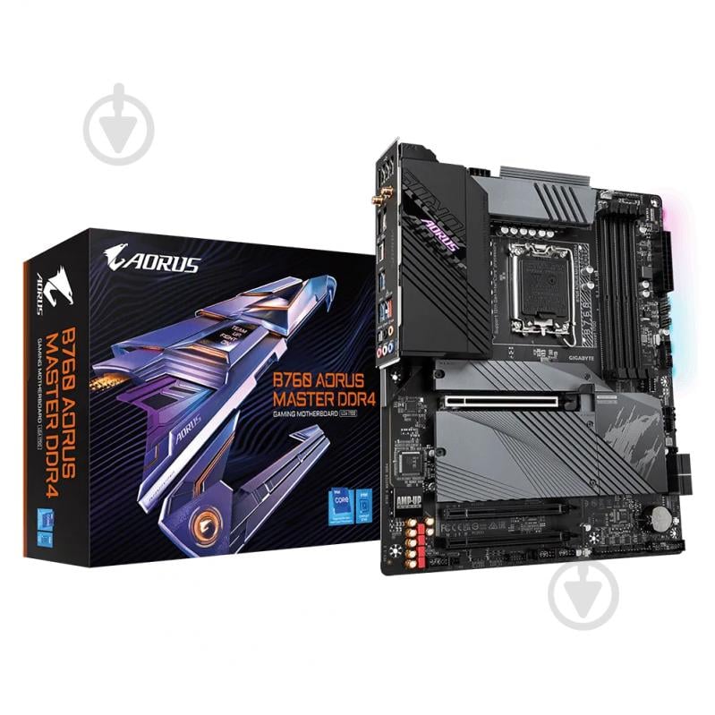 Материнська плата Gigabyte B760 AORUS MASTER DDR4 (Socket 1700, Intel B760, ATX) - фото 4