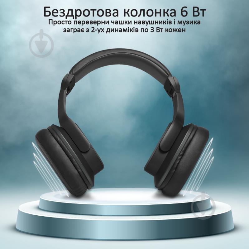 Наушники Promate Corvin Bluetooth 5 black (corvin.black) - фото 3 Наушники Promate Corvin Bluetooth 5 black (corvin.black) - фото 3
