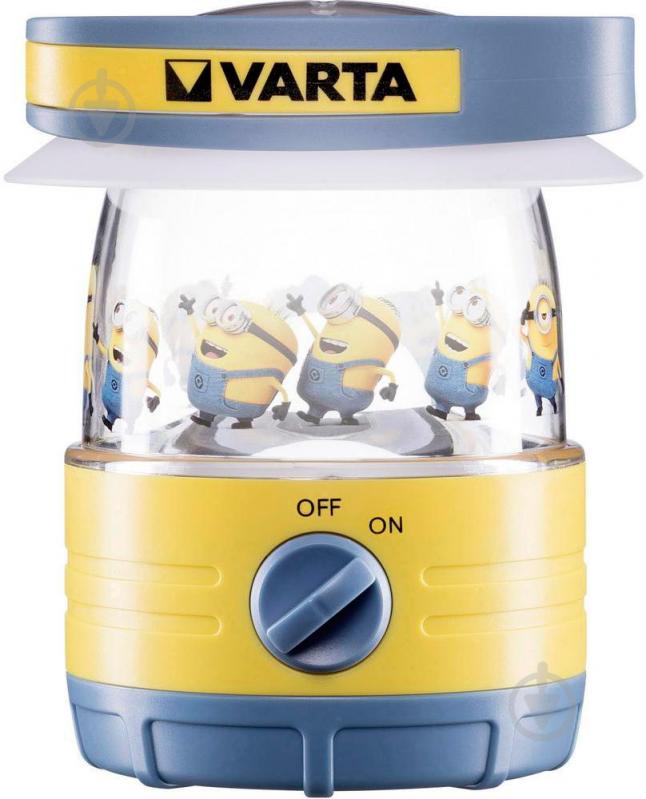 Фонарь Varta MINIONS LANTERN 15612101111 синий с желтым - фото 1