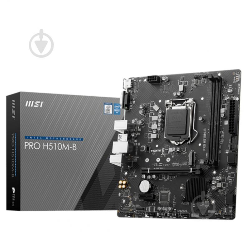 Материнська плата MSI PRO H510M-B (LGA1200, Intel H470, micro ATX) - фото 5