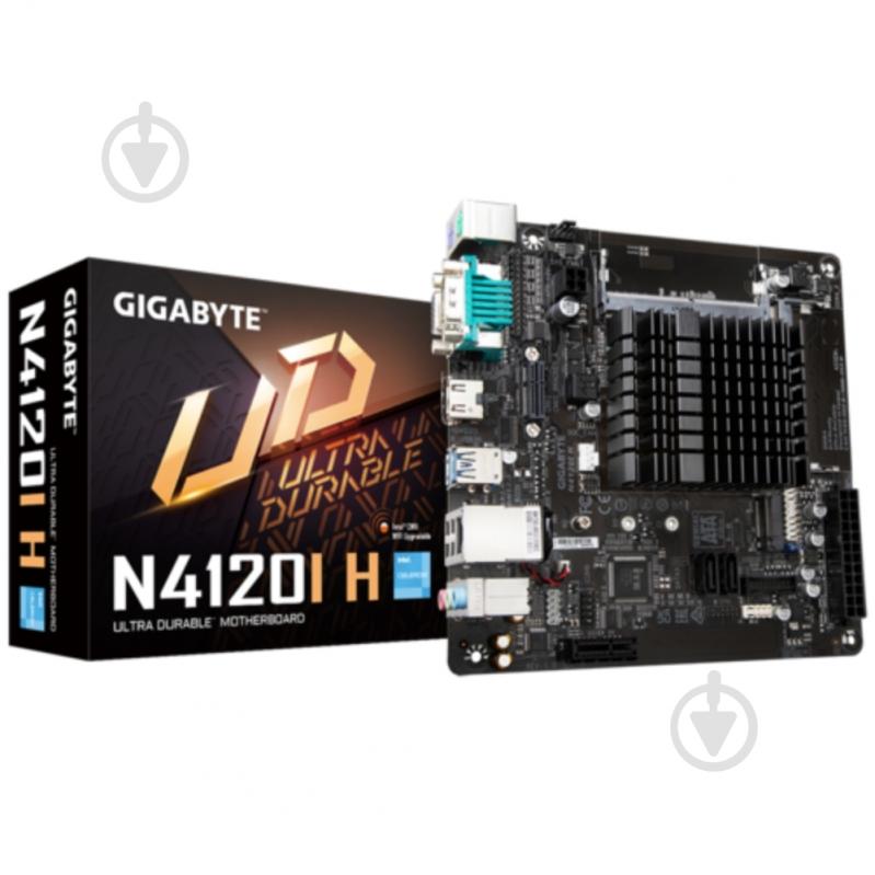 Материнская плата Gigabyte N4120I H (mini ITX) - фото 4 Материнская плата Gigabyte N4120I H (mini ITX) - фото 4
