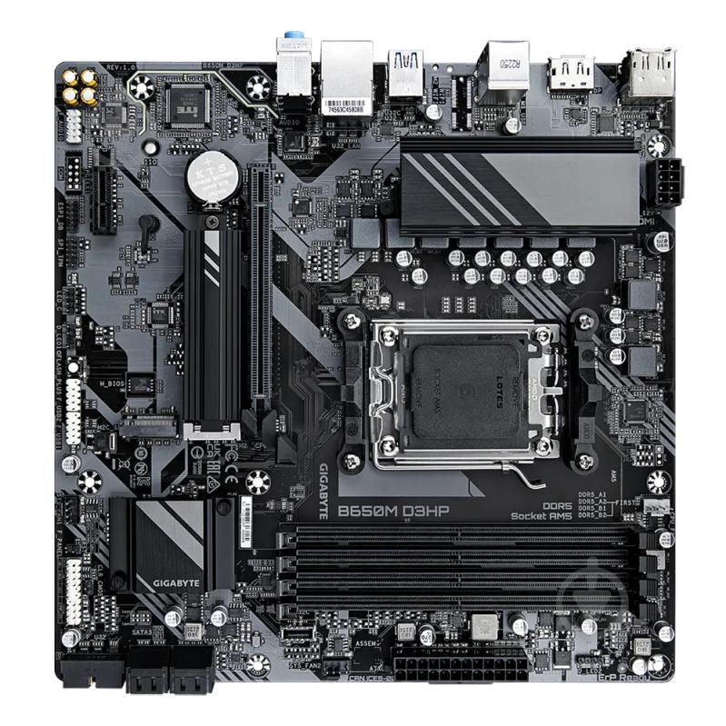 Материнська плата Gigabyte B650M D3HP (Socket AM5, AMD B650, micro ATX) - фото 2