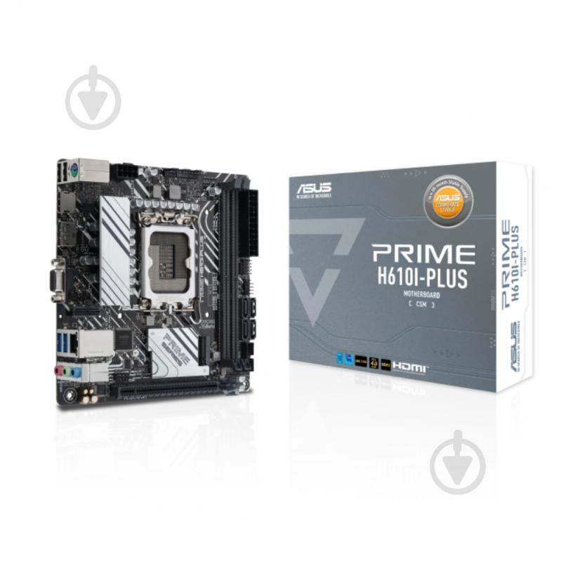 Материнская плата Asus PRIME H610I-PLUS-CSM (Socket 1700, Intel H610, mini ITX) - фото 7