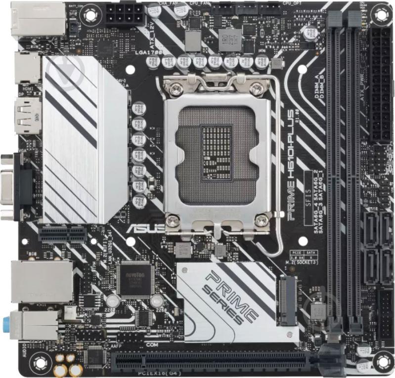 Материнская плата Asus PRIME H610I-PLUS-CSM (Socket 1700, Intel H610, mini ITX) - фото 1