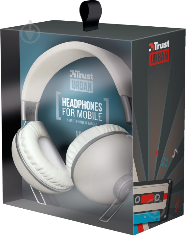 Навушники Trust TRUST Noma Headphones white (22636) - фото 6