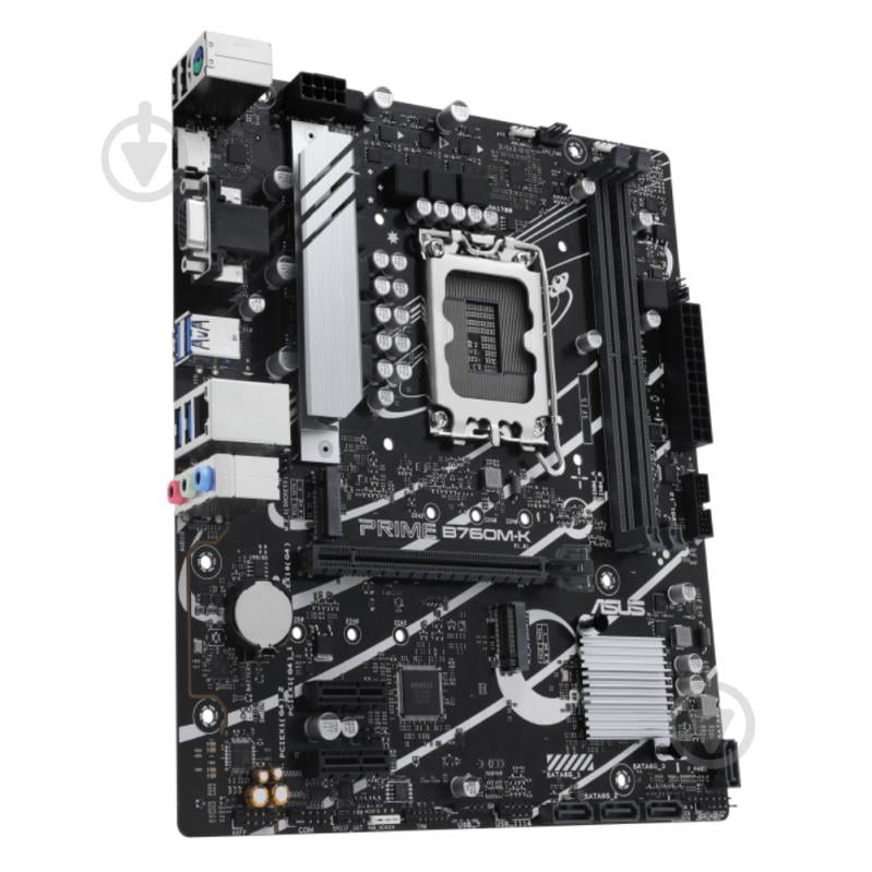 Материнська плата Asus PRIME B760M-K (Socket 1700, Intel B760, micro ATX) - фото 2