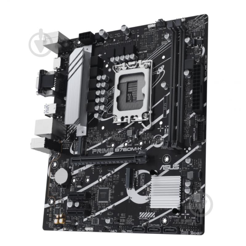 Материнська плата Asus PRIME B760M-K (Socket 1700, Intel B760, micro ATX) - фото 3