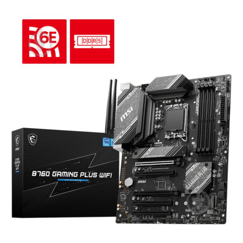 Материнская плата MSI B760 GAMING PLUS WIFI (Socket 1700, Intel B760, ATX) - фото 5