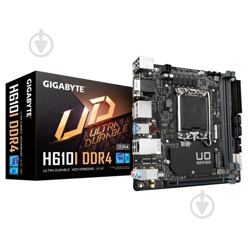 Материнская плата Gigabyte H610I DDR4 (Socket 1700, Intel H610, mini ITX) - фото 4