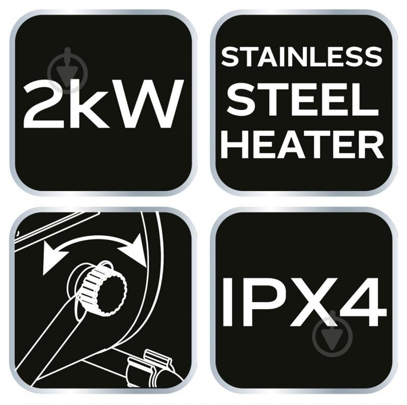 Обогреватель электрический NEO tools 90-067 2 кВт 220 В - фото 6