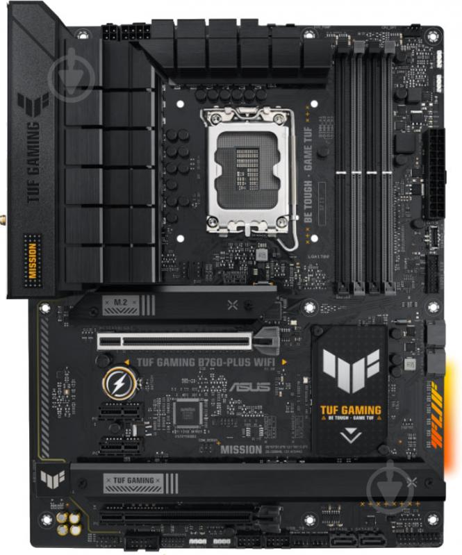 Материнская плата Asus TUF GAMING B760-PLUS WIFI (Socket 1700, Intel B760, ATX) - фото 1