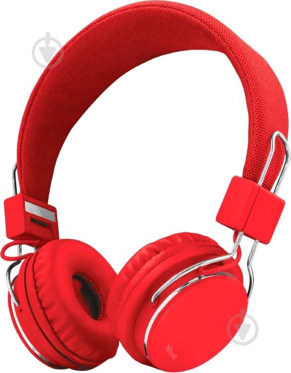 Наушники Trust Urban Ziva Foldable red (21822) - фото 1 Наушники Trust Urban Ziva Foldable red (21822) - фото 1
