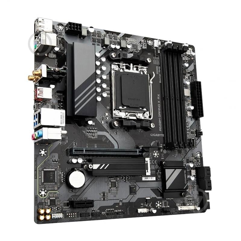 Материнская плата Gigabyte A620M GAMING X AX (Socket AM5, AMD A620, micro ATX) - фото 2