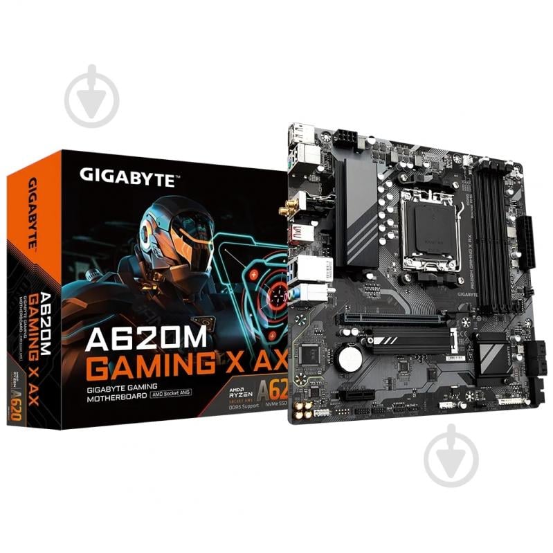 Материнская плата Gigabyte A620M GAMING X AX (Socket AM5, AMD A620, micro ATX) - фото 5