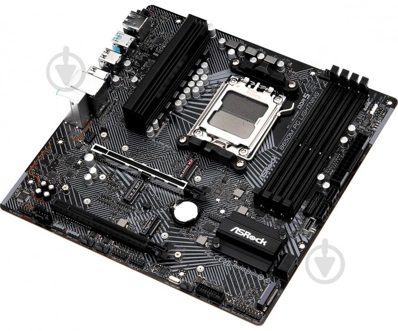 Материнская плата ASRock B650M_PG_LIGHTNING (Socket AM5, AMD B650, micro ATX) - фото 4