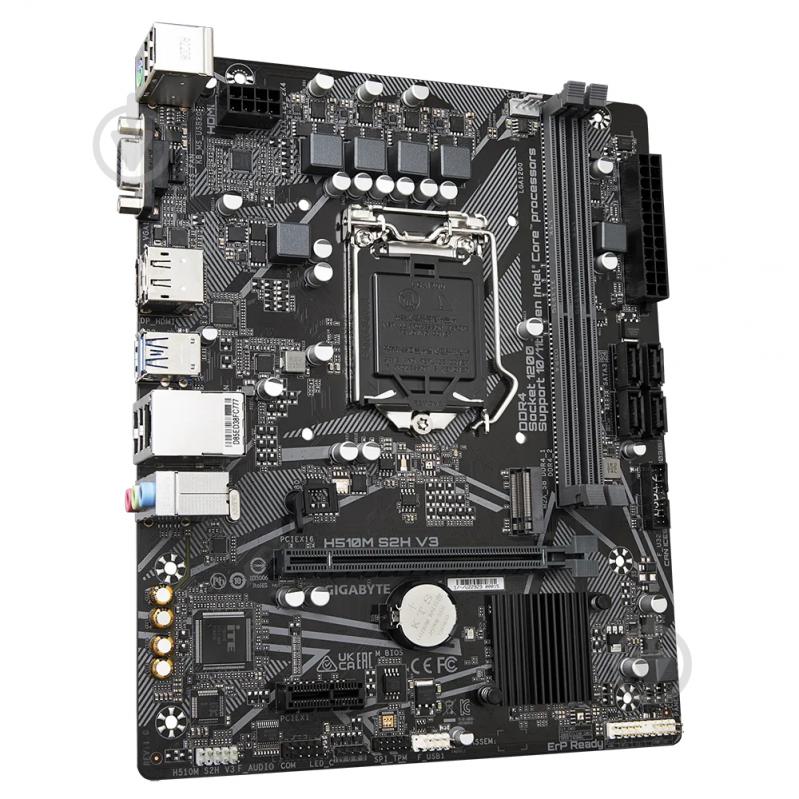 Материнська плата Gigabyte H510M S2H V3 (Socket 1200, Intel H470, micro ATX) - фото 2