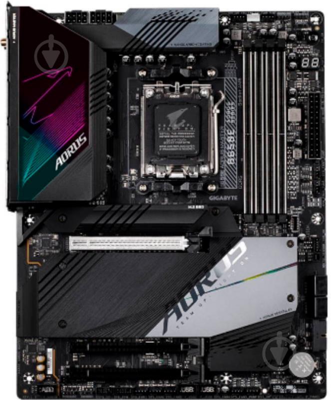 Материнская плата Gigabyte B650E AORUS MASTER (Socket AM5, AMD B650, ATX) - фото 1 Материнская плата Gigabyte B650E AORUS MASTER (Socket AM5, AMD B650, ATX) - фото 1