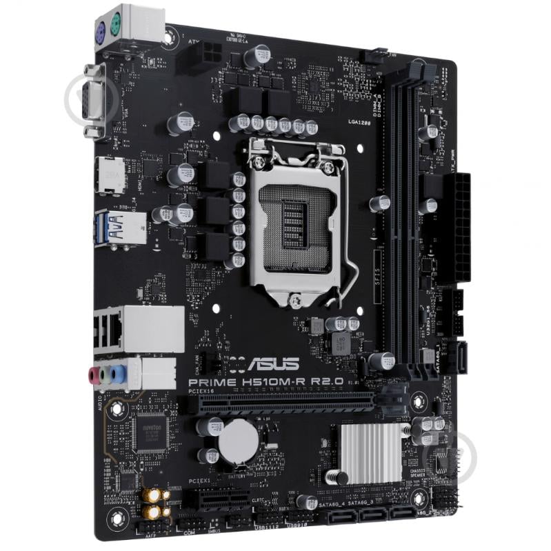 Материнська плата Asus PRIME H510M-R R2.0-SI (Socket 1200, Intel H510, micro ATX) - фото 2