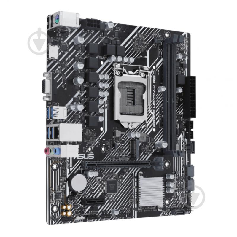 Материнская плата Asus PRIME H510M-K R2.0 (Socket 1200, Intel H470, micro ATX) - фото 2