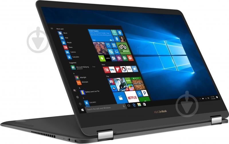 Ноутбук Asus ZenBook Flip S UX370UA-C4197R 13.3" (90NB0EN2-M04610) smoky grey - фото 4