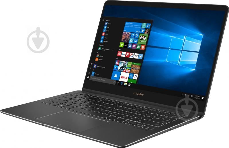 Ноутбук Asus ZenBook Flip S UX370UA-C4197R 13.3" (90NB0EN2-M04610) smoky grey - фото 3