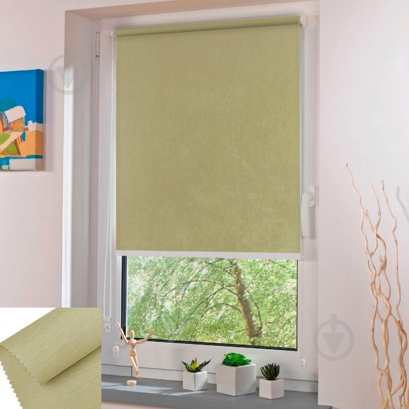 Ролета мини Rollotex LEN с фиксацией под наклон слоновая кость 80x150 см - фото 2 Ролета мини Rollotex LEN с фиксацией под наклон слоновая кость 80x150 см - фото 2