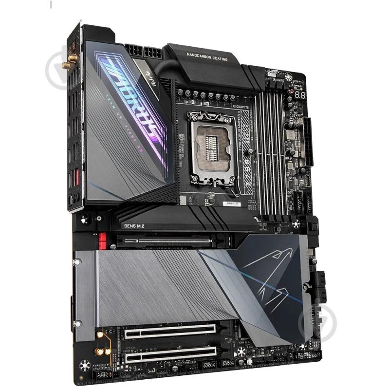 Материнская плата Gigabyte Z790 AORUS MASTER X (Socket 1700, Intel Z790, E-ATX) - фото 2 Материнская плата Gigabyte Z790 AORUS MASTER X (Socket 1700, Intel Z790, E-ATX) - фото 2