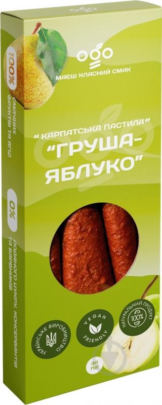 Пастила ТМ ОГО Яблоко-груша 30г - фото 1