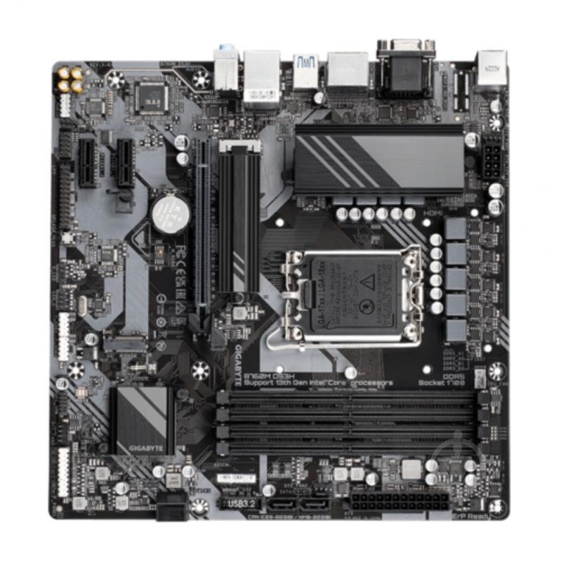 Материнская плата Gigabyte B760M DS3H (Socket 1700, Intel B760, micro ATX) - фото 4 Материнская плата Gigabyte B760M DS3H (Socket 1700, Intel B760, micro ATX) - фото 4