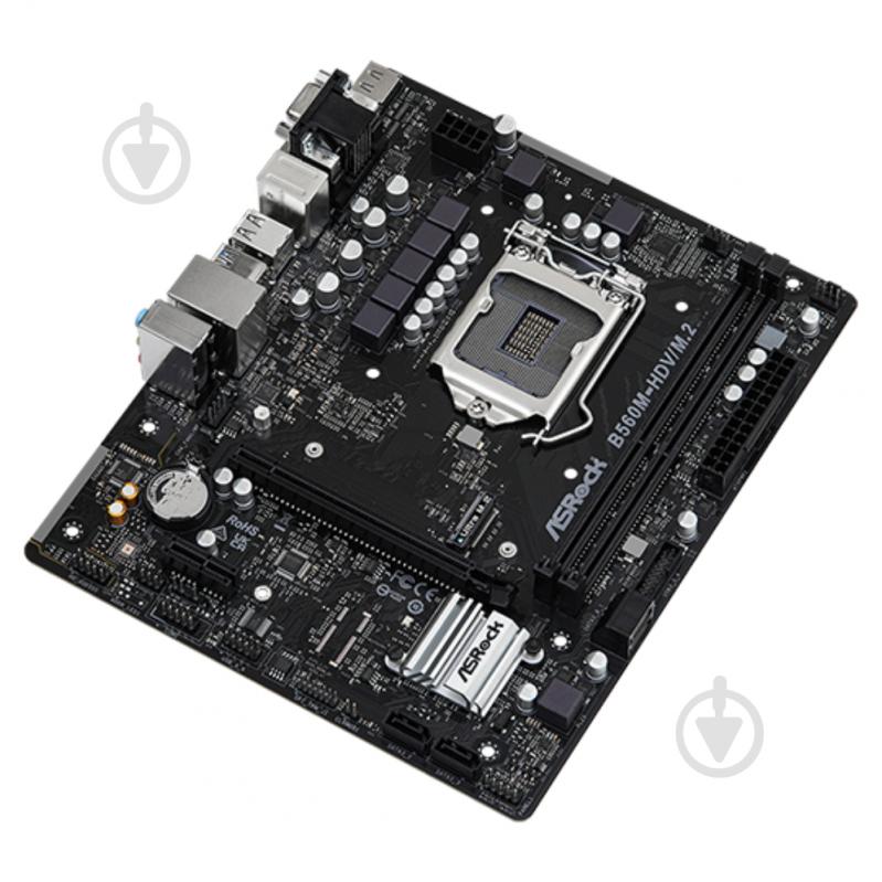 Материнская плата ASRock B560M-HDV/M.2 (Socket 1200, Intel B560, micro ATX) - фото 3