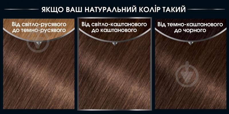 Крем-фарба Garnier Olia без аміаку 6.0 світлий шатен 112 мл - фото 3