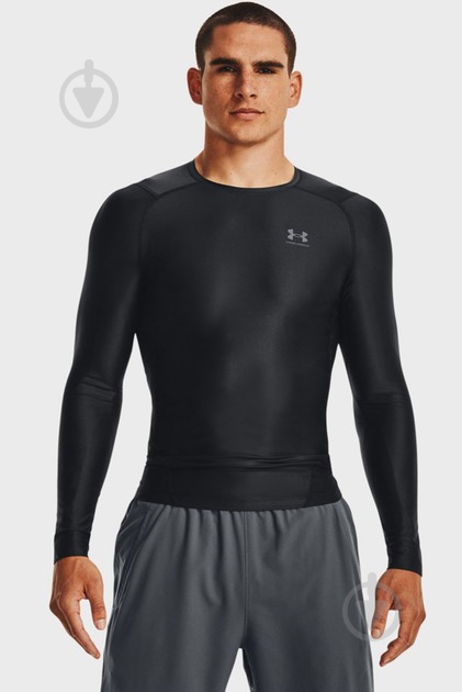 Футболка с длинным рукавом Under Armour Iso-Chill Compression 1365227-002 р.L черный - фото 3