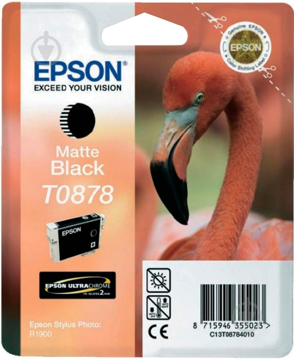 Картридж Epson T0878 Matte Black C13T08784010 черный матовый C13T08784010 - фото 1 Картридж Epson T0878 Matte Black C13T08784010 черный матовый C13T08784010 - фото 1