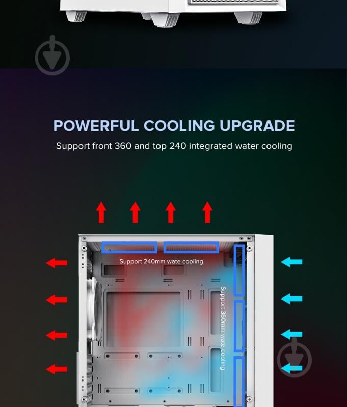 Корпус GameMax Storm White - фото 13