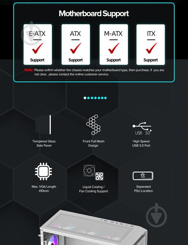 Корпус GameMax без БЖ Siege WT - фото 18 Корпус GameMax без БЖ Siege WT - фото 18