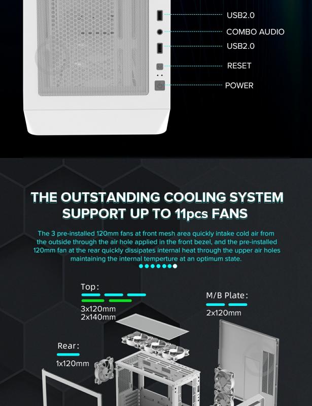 Корпус GameMax без БЖ Siege WT - фото 13 Корпус GameMax без БЖ Siege WT - фото 13