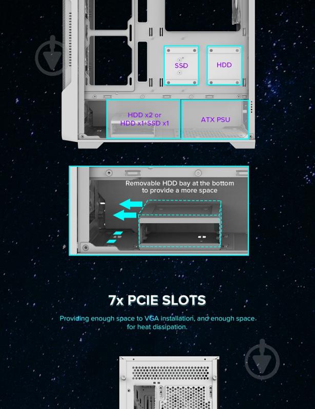 Корпус GameMax без БЖ Siege WT - фото 22 Корпус GameMax без БЖ Siege WT - фото 22