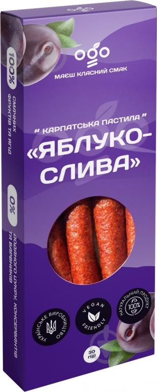 Пастила ТМ ОГО Яблоко-слива 30г - фото 1