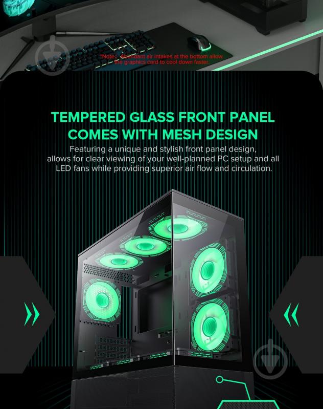 Корпус GameMax Vista MB - фото 2