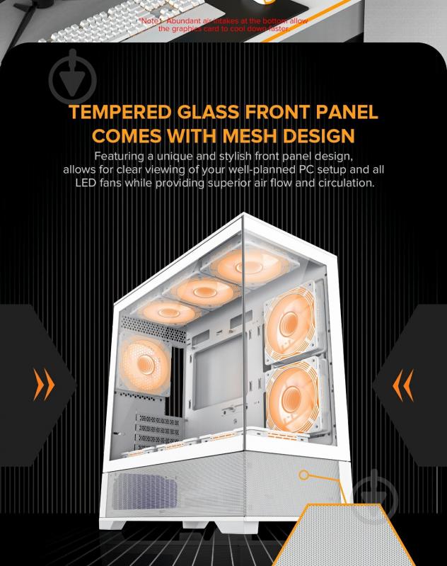 Корпус GameMax Vista MW - фото 2