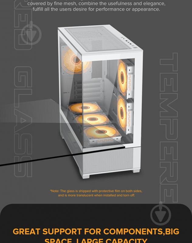 Корпус GameMax Vista MW - фото 12