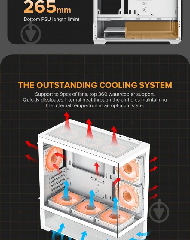 Корпус GameMax Vista MW - фото 8