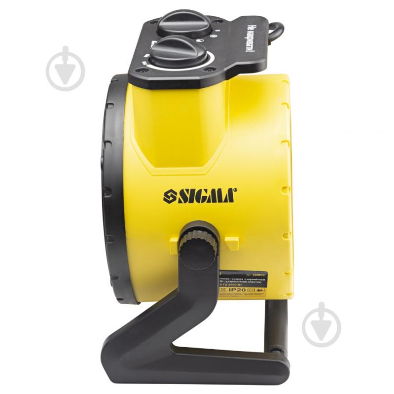 Теплова гармата Sigma з керамічним нагрівачем (ударостійкий пластик) 2 кВт 220 В - фото 2 Теплова гармата Sigma з керамічним нагрівачем (ударостійкий пластик) 2 кВт 220 В - фото 2