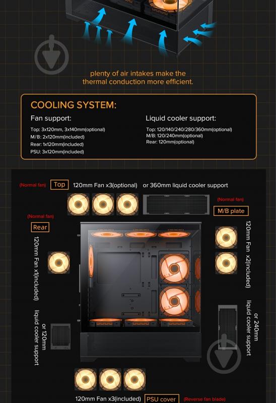 Корпус GameMax Vista AB - фото 10 Корпус GameMax Vista AB - фото 10
