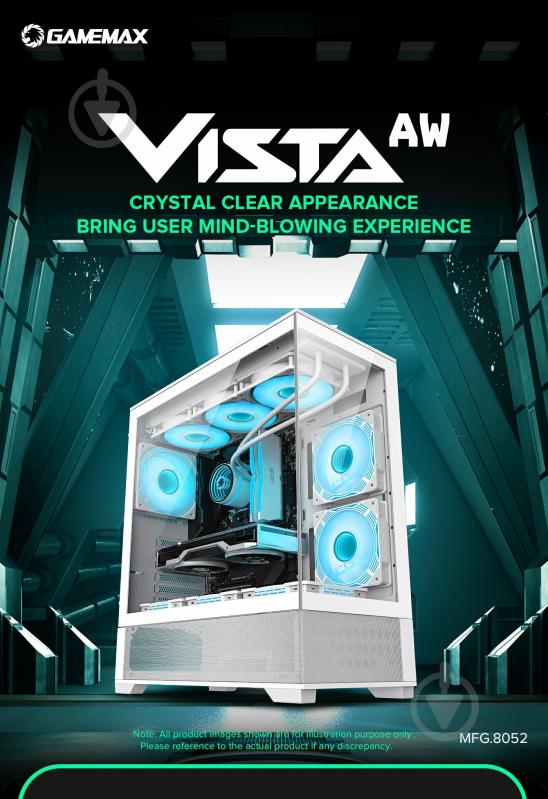 Корпус GameMax Vista AW - фото 12 Корпус GameMax Vista AW - фото 12