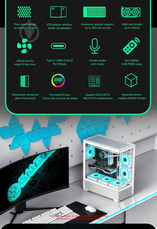 Корпус GameMax Vista AW - фото 24 Корпус GameMax Vista AW - фото 24