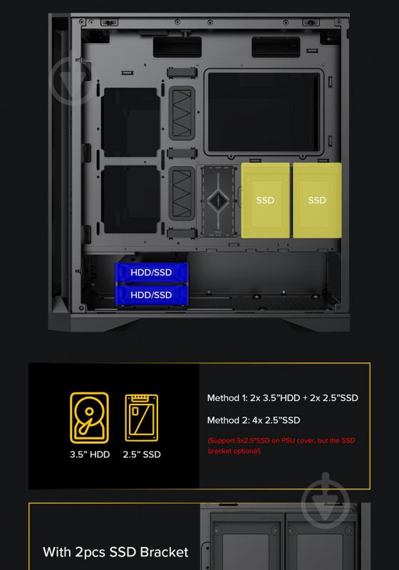 Корпус GameMax без БП Leader TG - фото 15