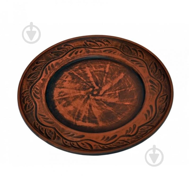 Тарелка подставная Shynkar&KO 21 см с декором - фото 1