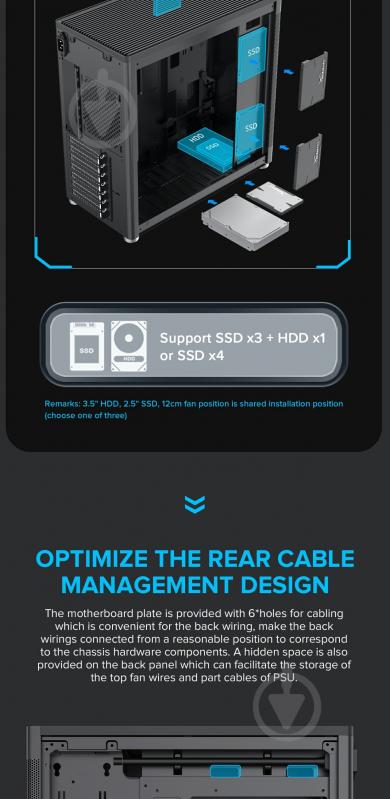 Корпус GameMax без БЖ MeshBox PRO BK - фото 14